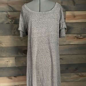Grey maternity dress
